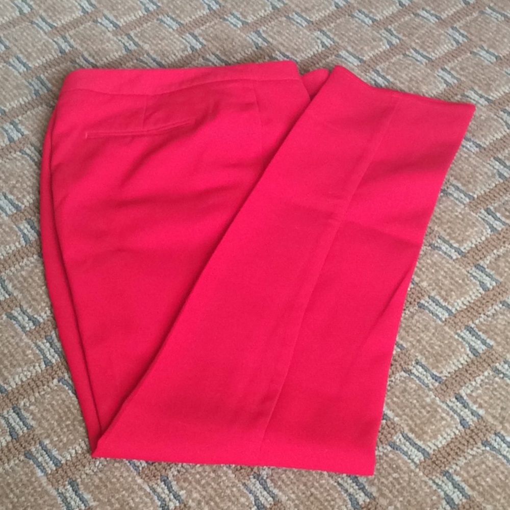 Red Skinny Worthington Dress Pants 8